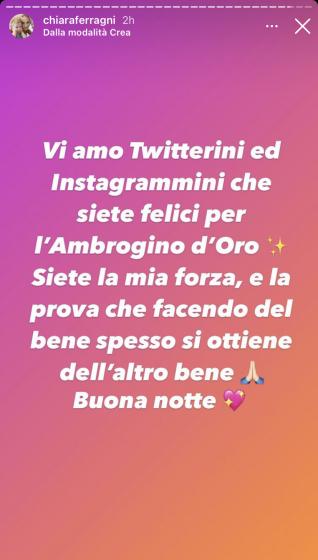 Instagram Story Ferragni