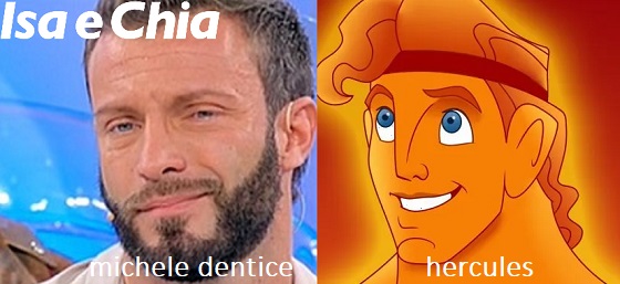 Somiglianza tra Michele Dentice e Hercules