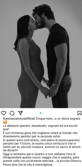 Instagram - Giovanni Masiero e Francesca Rocco