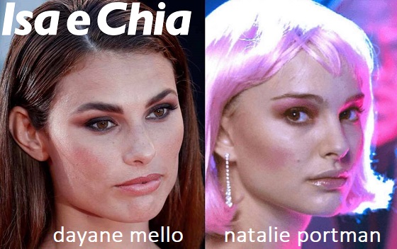 Somiglianza tra Dayane Mello e Natalie Portman