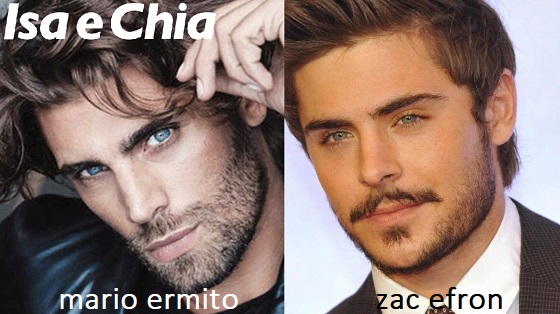 Somiglianza tra Mario Ermito e Zac Efron