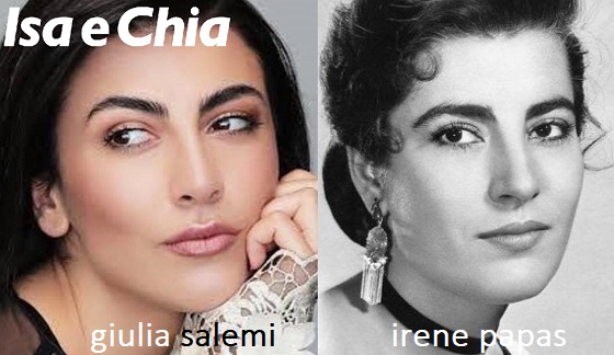 Giulia Salemi e Irene Papas