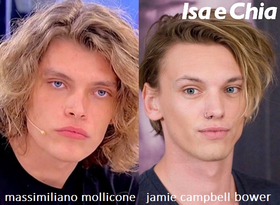 Somiglianza tra Massimiliano Mollicone e Jamie Campbell Bower