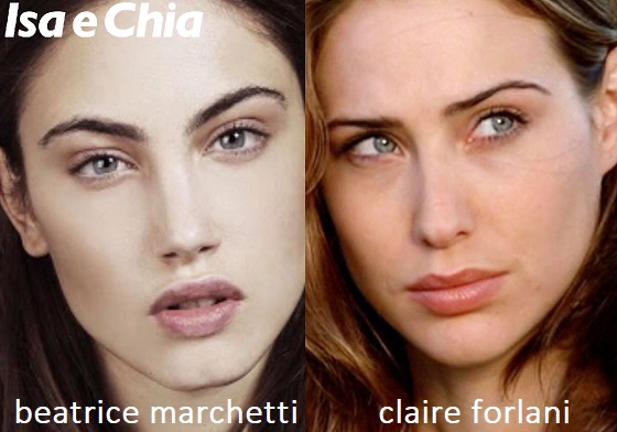 Somiglianza tra Beatrice Marchetti e Claire Forlani