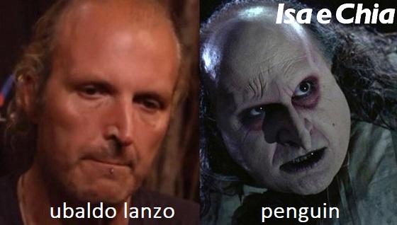 Somiglianza tra Ubaldo Lanzo e Penguin