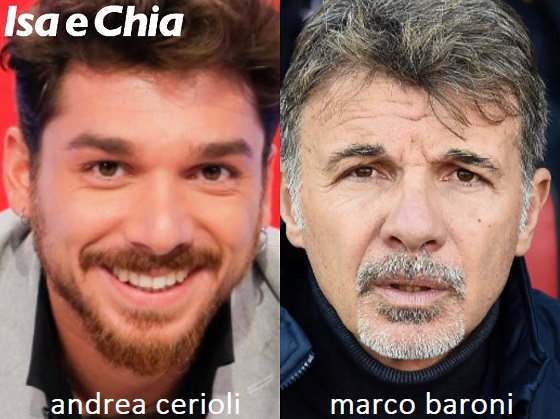 Somiglianza tra Andrea Cerioli e Marco Baroni