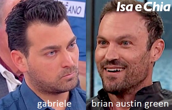 Somiglianza tra Gabriele e Brian Austin Green