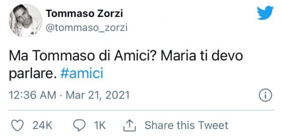 Tommaso Zorzi avvistato in compagnia di Tommaso Stanzani