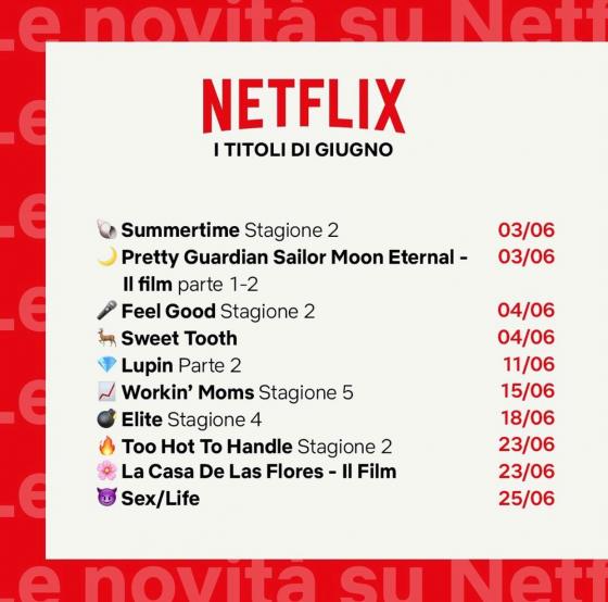 Netflix giugno 2021