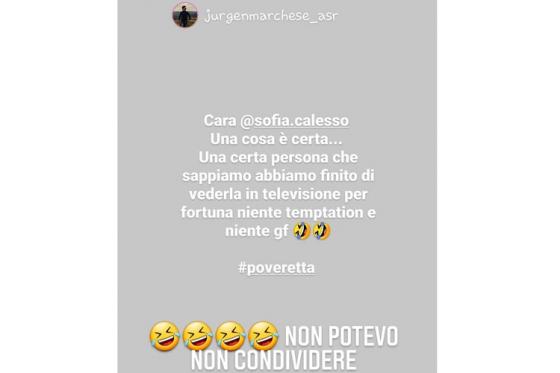 screen Instagram Sofia Calesso