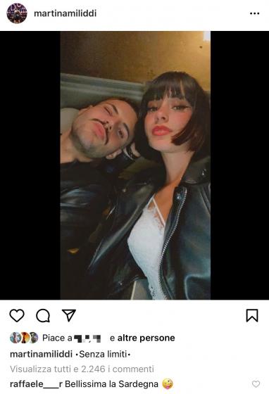 instagram Martina Miliddi e Raffaele Renda