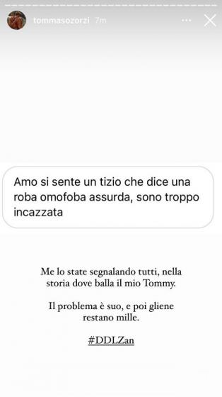 Tommaso Zorzi insulto omofobo