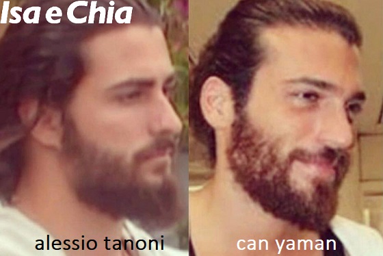 Somiglianza tra Alessio Tanoni e Can Yaman