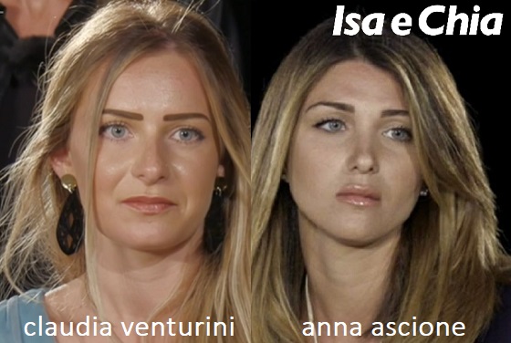 Somiglianza tra Claudia Venturini e Anna Ascione