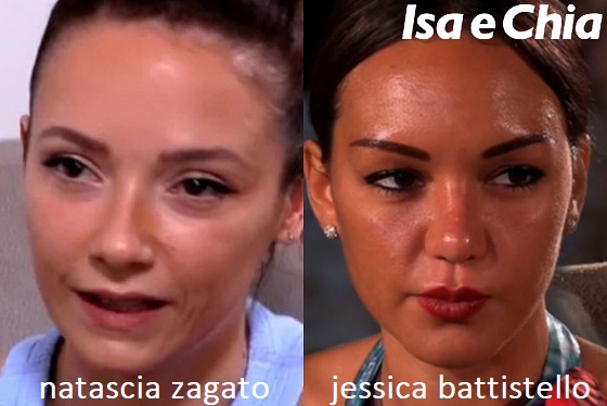 Somiglianza tra Nascia Zagato e Jessica Battistello