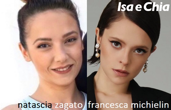 Somiglianza tra Natascia Zagato e Francesca Michielin