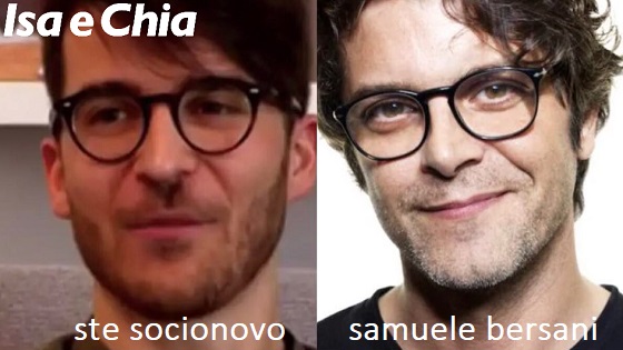 Somiglianza tra Ste Socionovo e Samuele Bersani