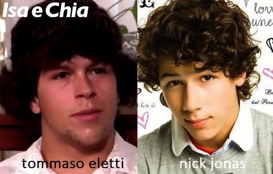 Somiglianza tra Tommaso Eletti e Nick Jonas