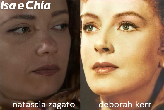 Somiglianza tra Natascia Zagato e Deborah Kerr