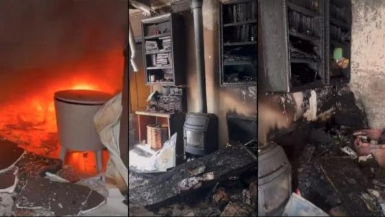 Incendio attore La Casa di Carta