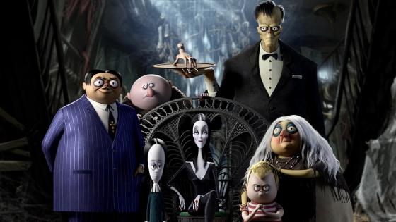 La Famiglia Addams Cartone