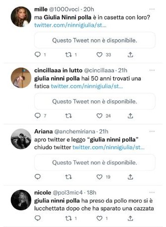 Twitter-reazioni