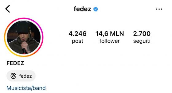 instagram - Fedez