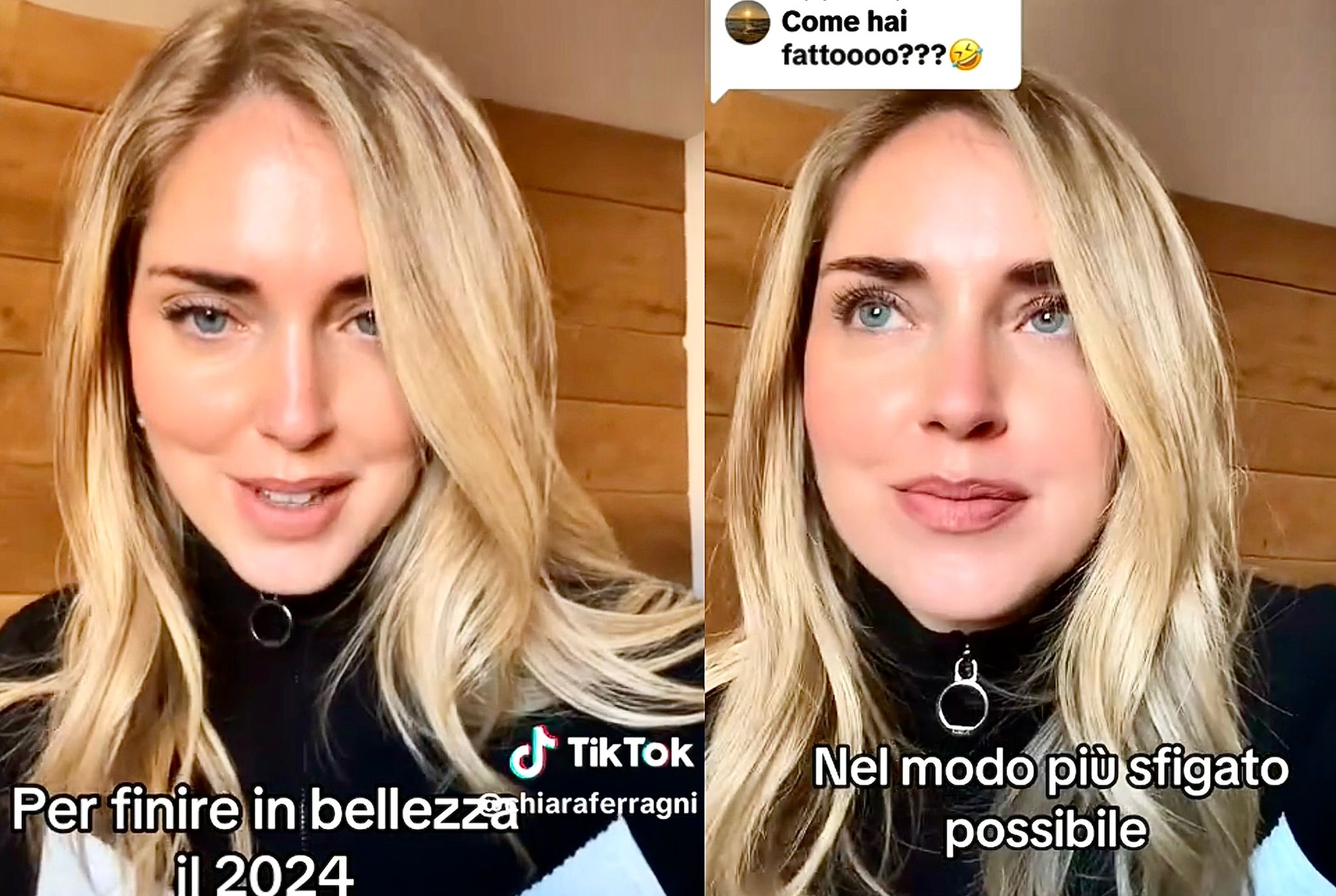 Chiara Ferragni, incidente in montagna l’ultimo giorno dell’anno: “2024 finito nel modo più sfig*to possibile!”