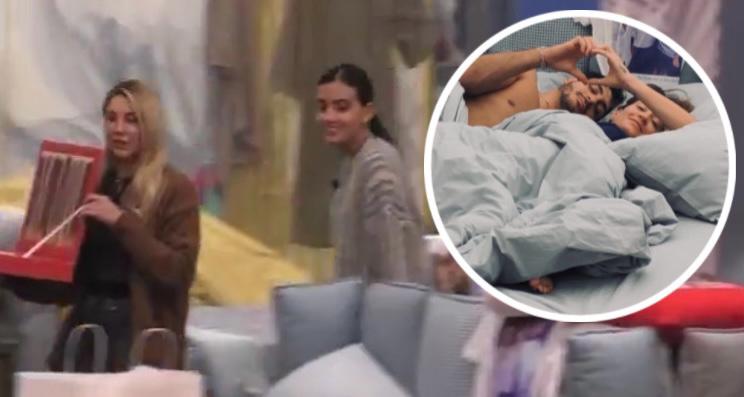 Grande Fratello, Chiara e Zeudi passano accanto al letto di Helena e Javier e i loro gesti stizziscono il web